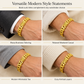 ⏳🔥LIMITED-TIME 50% OFF! ⏰⌚ Men's Vietnamese Sand-Gold Style Bracelet – Matte Sandblasted Finish & Watch Clasp💎
