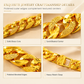 ⏳🔥LIMITED-TIME 50% OFF! ⏰⌚ Men's Vietnamese Sand-Gold Style Bracelet – Matte Sandblasted Finish & Watch Clasp💎