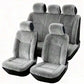 ⏳🔥LIMITED-TIME 50% OFF! ⏰Universal Winter Warm Plush Car Seat Covers Solid Color Comfortable Car Seat Cushion Set🚗