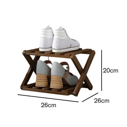 ⏳🔥LIMITED-TIME 50% OFF!⏰👟Durable Foldable Bamboo Shoe Rack 📦