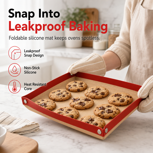 ⏳🔥LIMITED-TIME 50% OFF! ⏰Non Stick Silicone Baking Mat Heat Resistant Fiberglass Oven Liner Sheet for Macarons and Pastry
