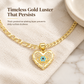 ⏳🔥LIMITED-TIME 50% OFF! ⏰ 18K Gold Plated Evil Eye Heart Necklace & Earrings Jewelry Set🧿✨