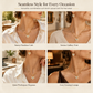 ⏳🔥LIMITED-TIME 50% OFF! ⏰ 18K Gold Plated Evil Eye Heart Necklace & Earrings Jewelry Set🧿✨