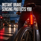 ⏳🔥LIMITED-TIME 50% OFF! ⏰🚴Smart Bicycle Tail Light with Brake Sensing and Laser Warning