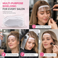 ⏳🔥LIMITED-TIME 50% OFF! ⏰🥽50Pcs Disposable Transparent Haircut Face Shields, adhesive visor for bangs trimming & hair dyeing💈