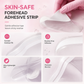 ⏳🔥LIMITED-TIME 50% OFF! ⏰🥽50Pcs Disposable Transparent Haircut Face Shields, adhesive visor for bangs trimming & hair dyeing💈