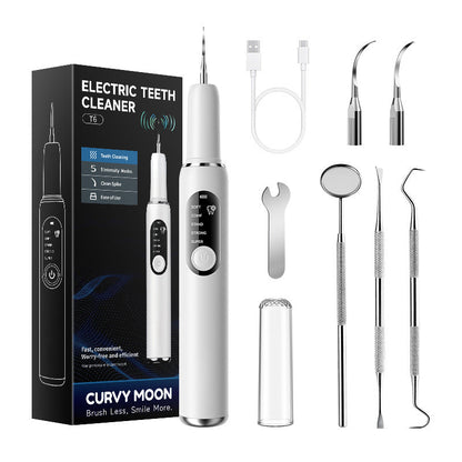 ⏳🔥LIMITED-TIME 50% OFF! ⏰Portable Ultrasonic Teeth Cleaner and Tartar Remover Set