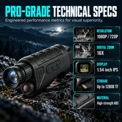 ⏳🔥LIMITED-TIME 50% OFF! ⏰Digital Infrared Night Vision Monocular🔭