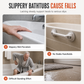⏳🔥LIMITED-TIME 50% OFF! ⏰No-Drill Height Adjustable Non-Slip Bathtub Grab Bar🛁
