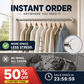 ⏳🔥LIMITED-TIME 50% OFF! ⏰ Adjustable No-Drill Tension Rod – Damage-Free Install, Anti-Slip & Multi-Purpose, Max 15KG Load 🏠