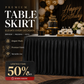 ⏳🔥LIMITED-TIME 50% OFF! ⏰Pleated Table Skirt for Events🌹