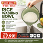 ⏳🔥LIMITED-TIME 50% OFF! ⏰ Wash Rice Without Losing a Grain – Fine Mesh Colander Bowl with Handle. UK Stock🍚