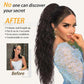 💜2026 NEW IN £14.99!!⚡50K+ SOLD! 💜Curly Wavy Frizzy Hair Extension with Ponytail